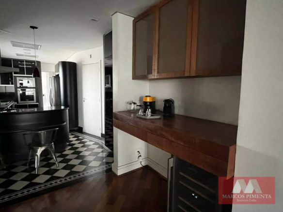 Apartamento mobiliado com 2 quartos, 185 m², à venda por R$ 1.950.000